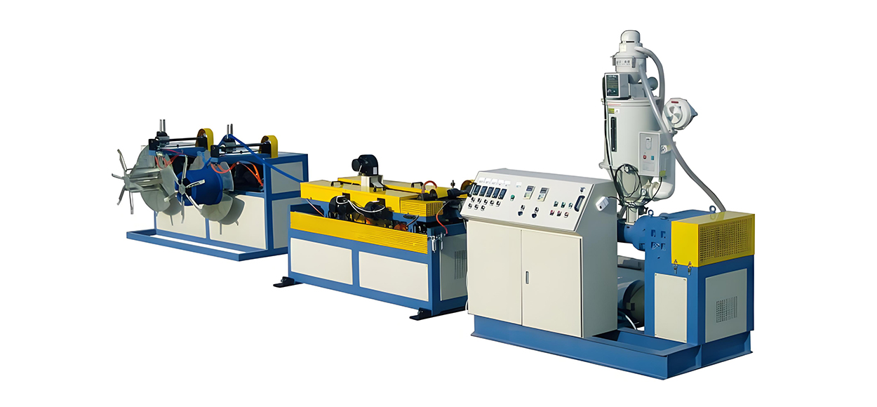 PE/PP/PVC Single Wall Corrugated Pipe Extrusion Line