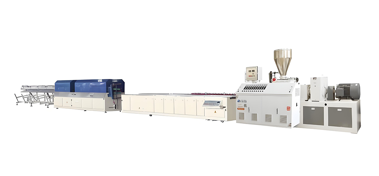 PE/PP/PVC Wooden Plastic Extrusion Line