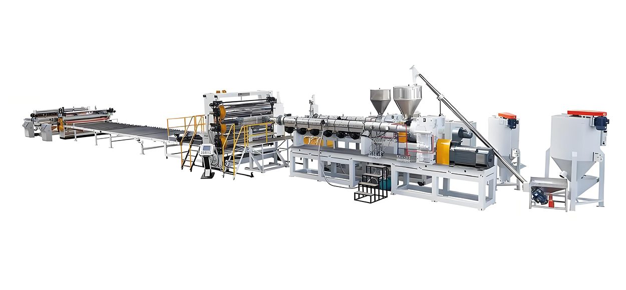 PP/PE/PVC/ABS Thick Board Extrusion Line