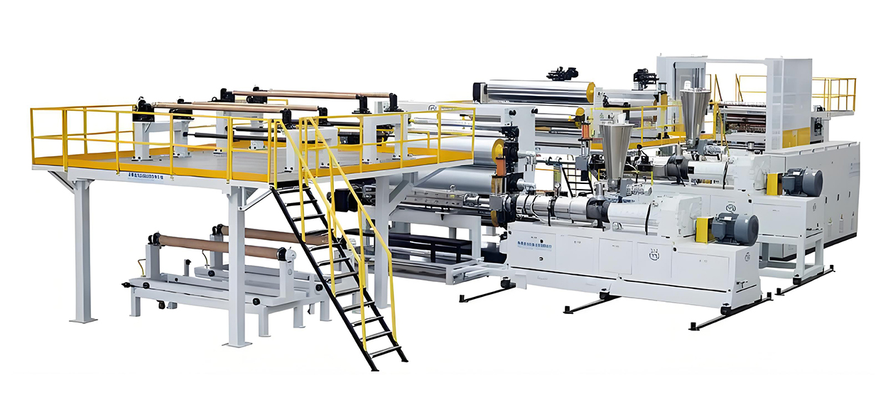 PE/PVC/CPE/TPO/EVA Geomembrane/Waterproof Sheet Extrusion Line
