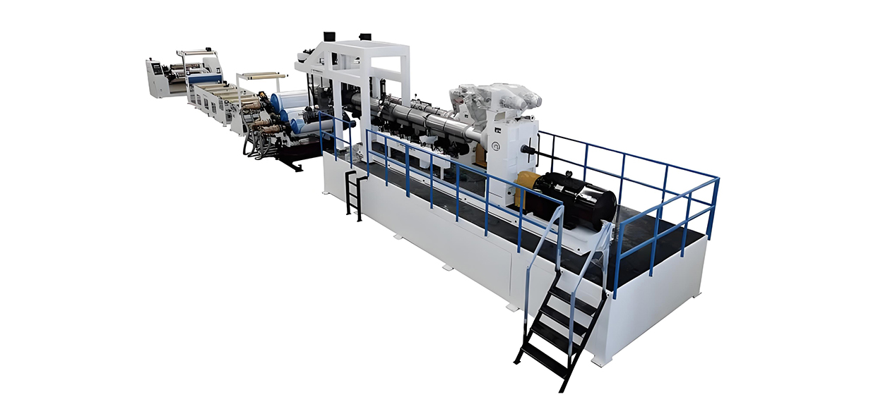 PP/HIPS/PP+CaCo3 Sheet Extrusion Line